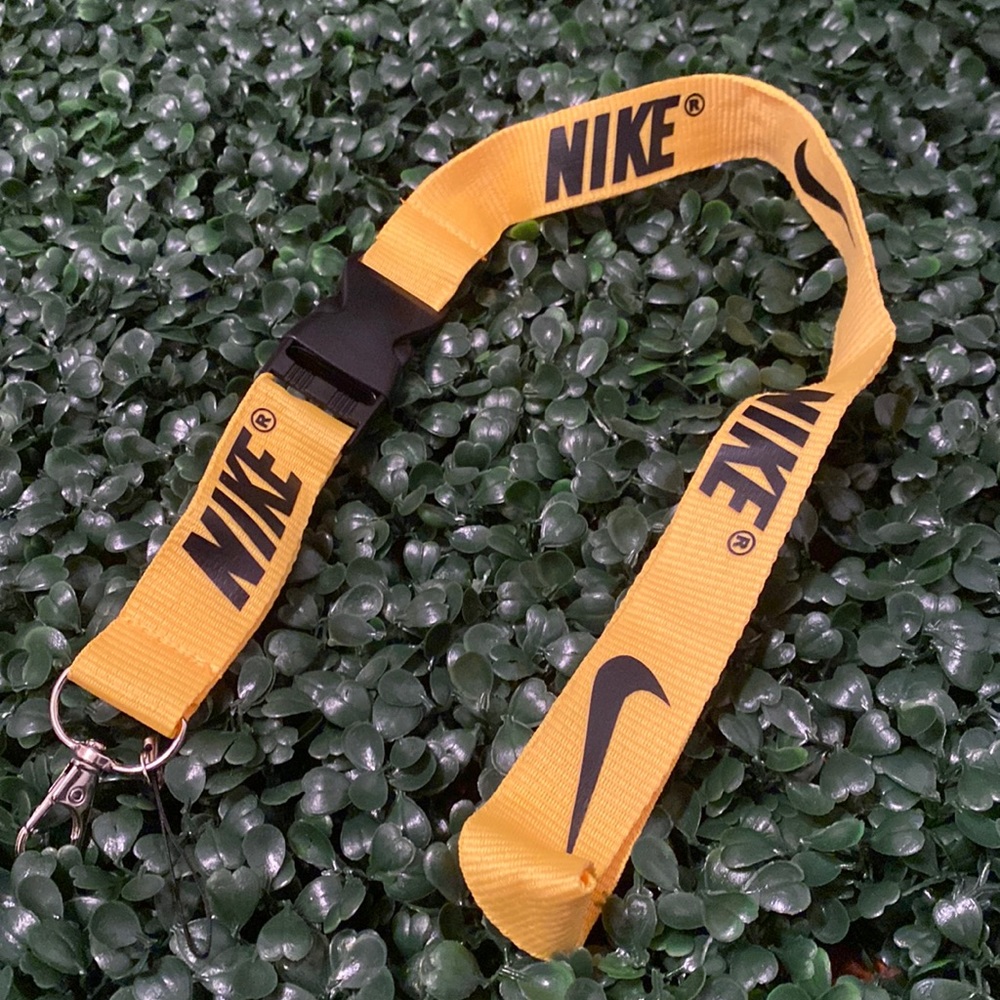 Nike Detachable Lanyard Yellow & Black